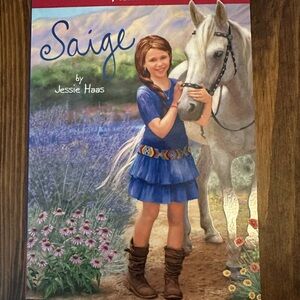 American Girl Meet Saige Copeland Book with Blue Cover